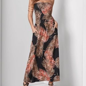 NWT Strapless Maxi Dress